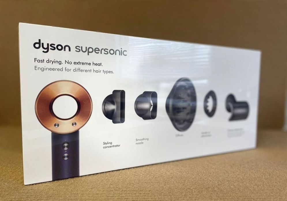 Dyson в новом цвете Rich Cooper Фен-Стайлер Мощный Новый с насадками