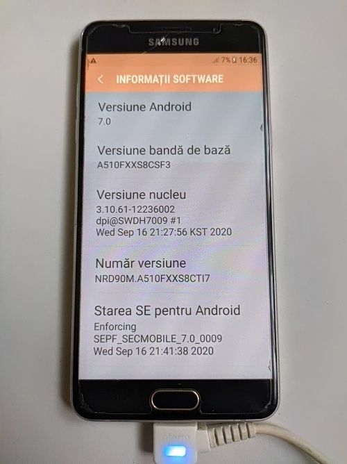 Samsung A5 2016 gold