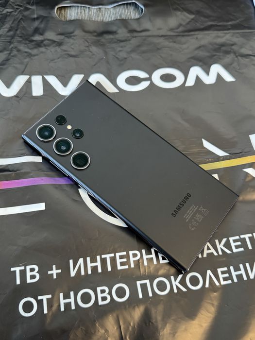 1TB Samsung S23 Ultra 12GB Vivacom Гаранция 2025 г. Phantom Black