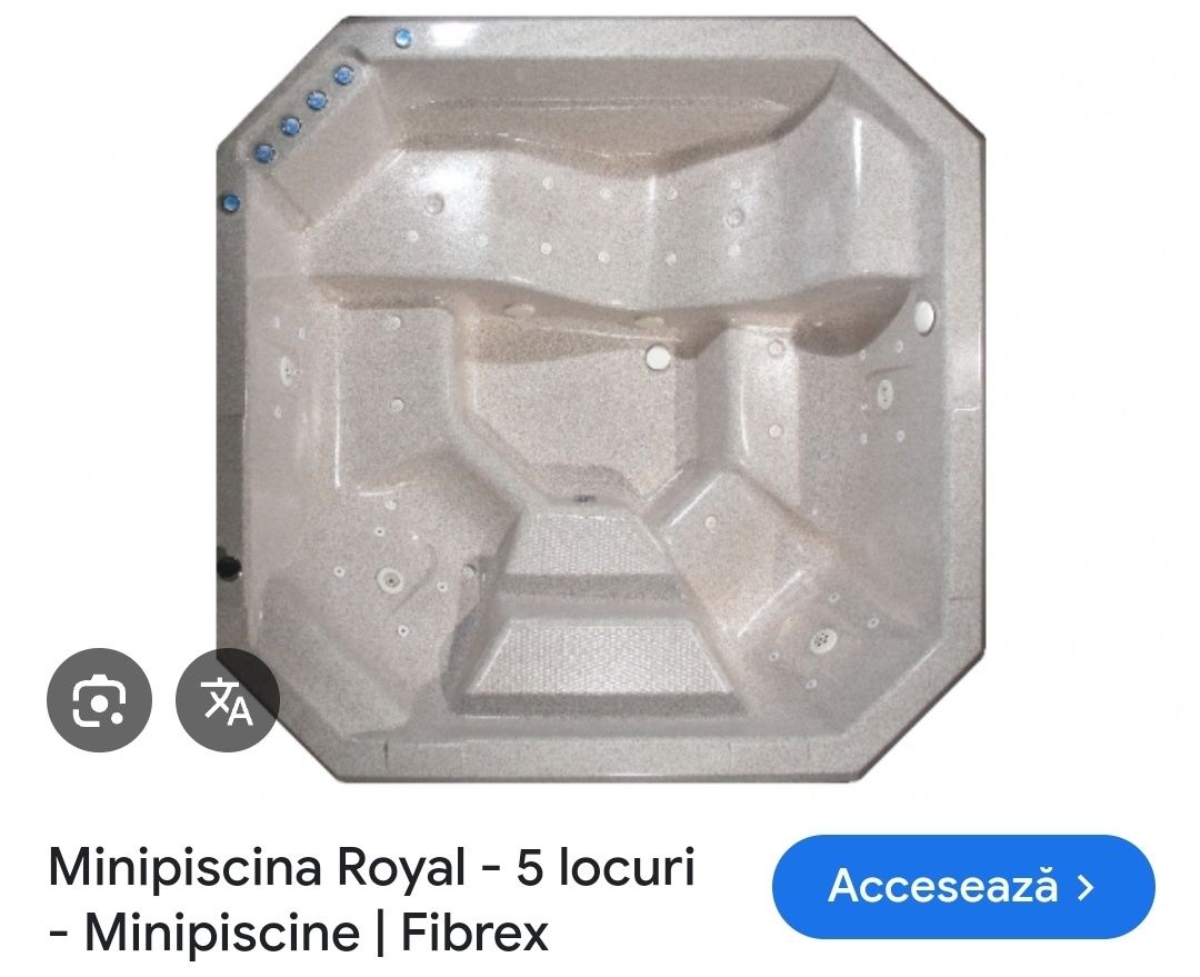 Jacuzzi minipiscina Royal de exterior și interior