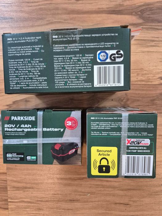 Set de modelaj cu acumulator 20V PARKSIDE PMBSA 20-Li A1 5 lei transp