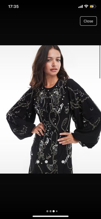 Rochie Asos Xs bijuterie