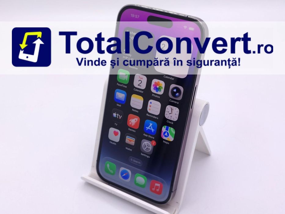 Apple iPhone 14 Pro 128GB Deep Purple 6GB, Garantie 24 luni | #D87809