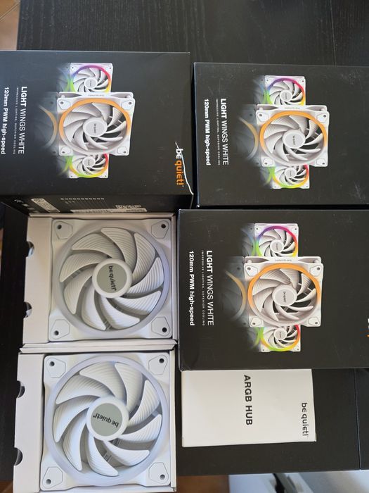 Vand set ventilatoare, Bequiet! Light wings 120mm pwm high speed