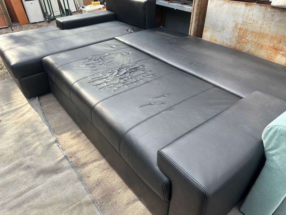Canapea Extensibila tip Coltar 2,90 m; Pat cu Saltea 240x160 cm