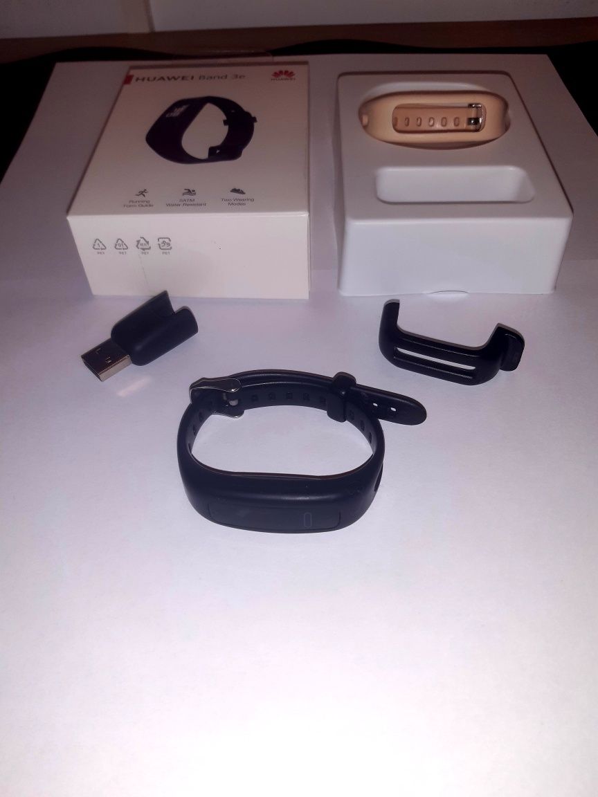 Brățară fitness Huawei Band 3e, roz negru