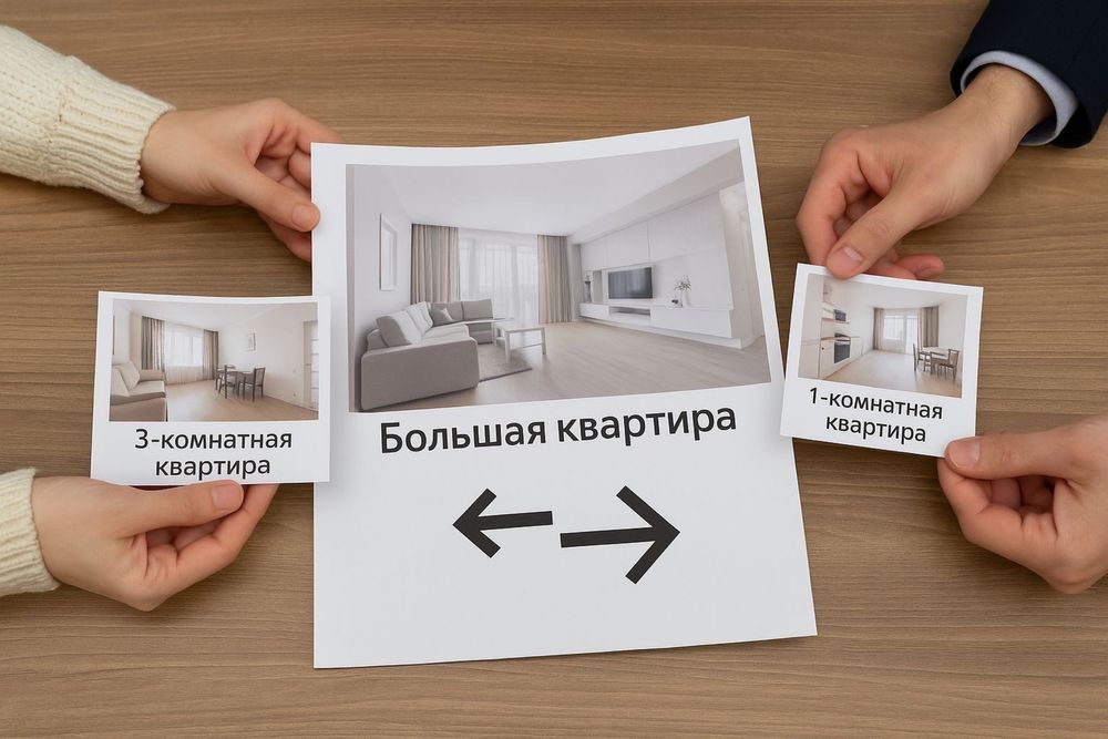 Обмен двух квартир на Абая 2 на одну большую квартиру