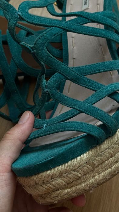 Sandale cu platforma Miu Miu