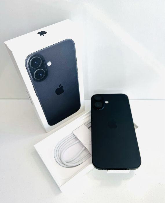 Чисто НОВ! iPhone 16 128GB Black ГАРАНЦИЯ!