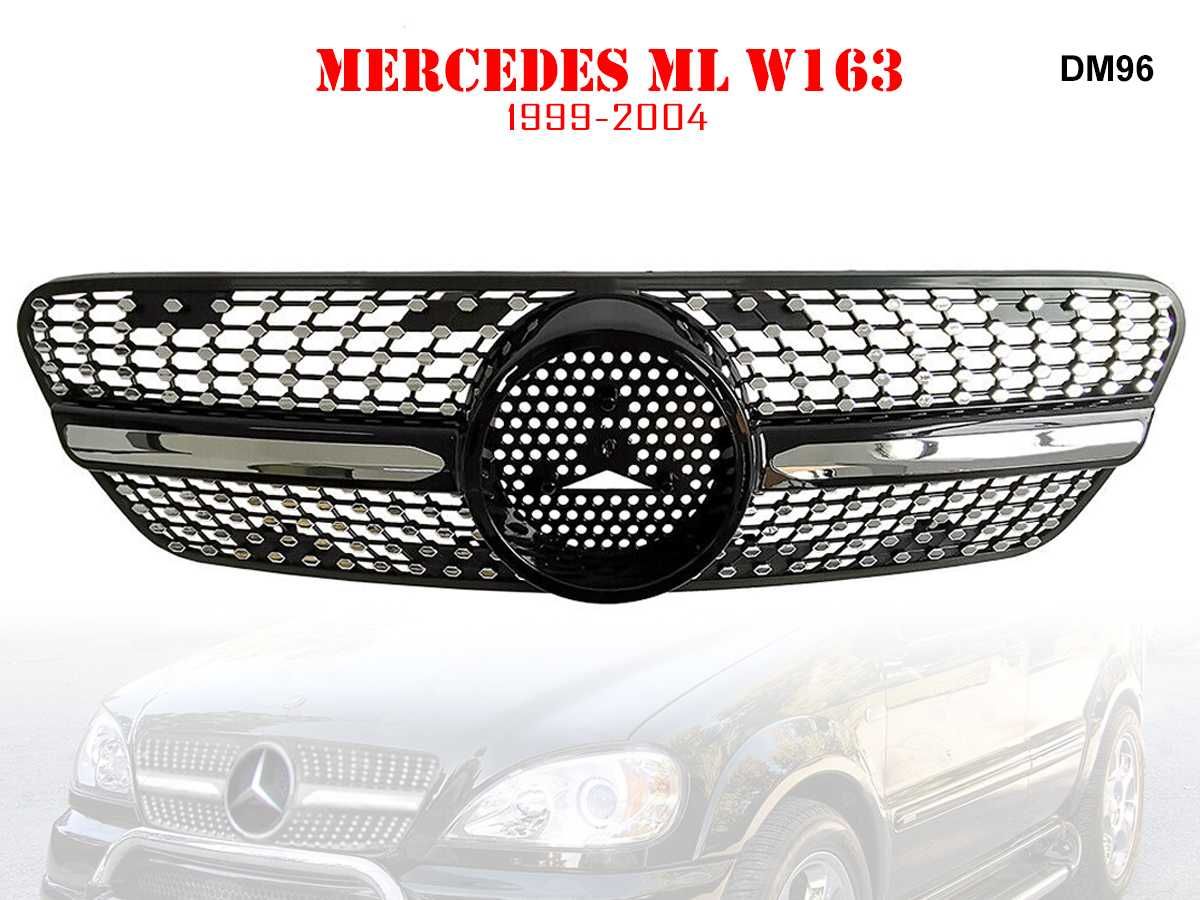 Grilă frontală Diamond pentru Mercedes ML W163 1999-2004