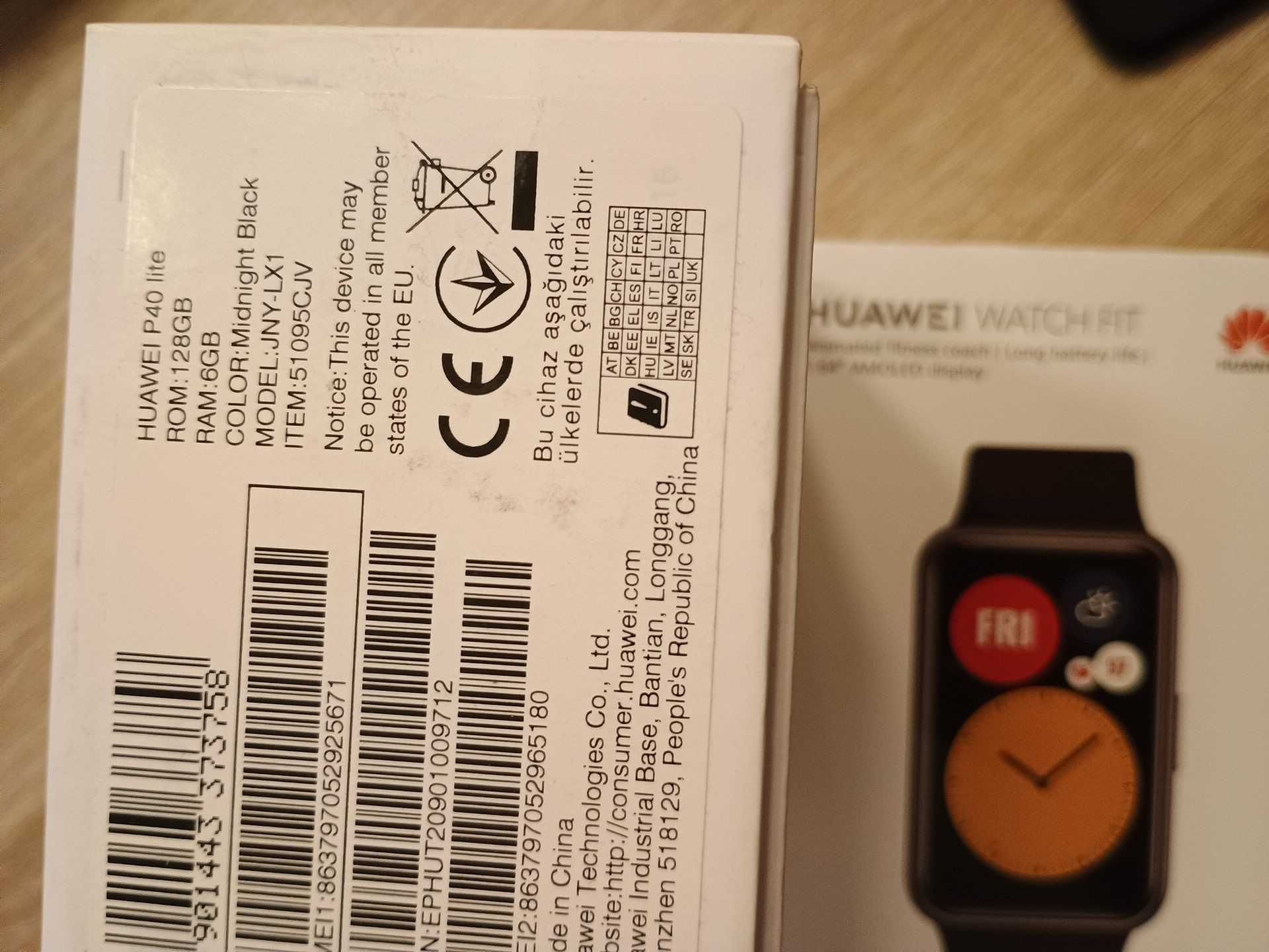 Супер добър Смарт часовник HUAWEI WATCH FIT Black Silicon 46мм SPO2
