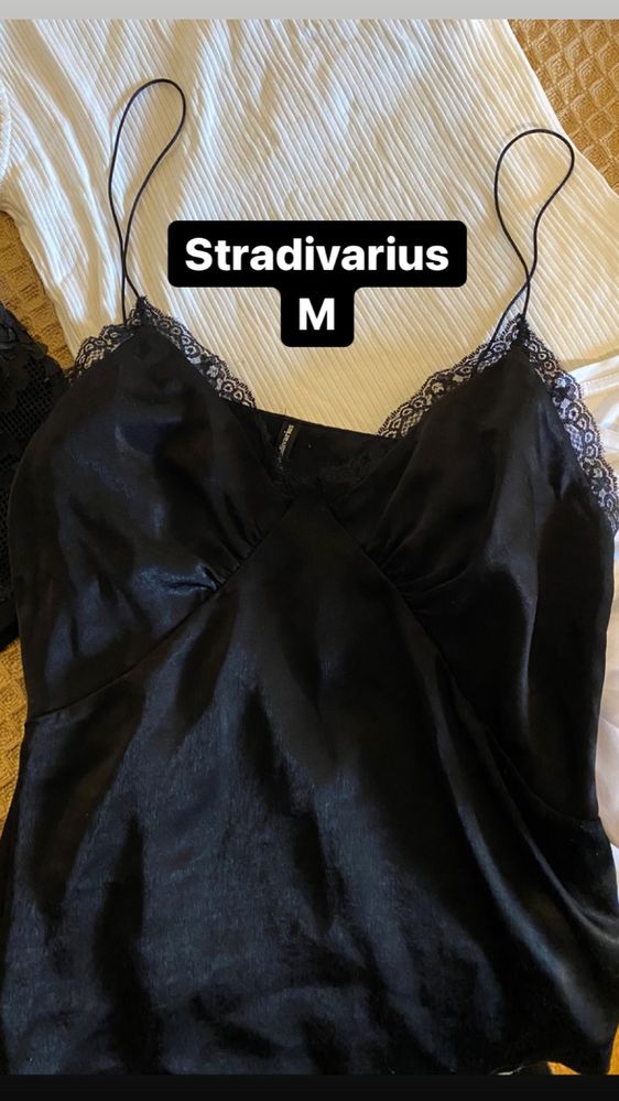 ZARA, HM блузи потници, бюстие S M