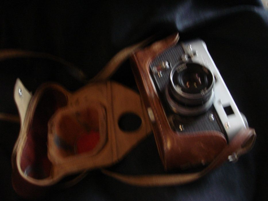 Фотоаппарат ФЕД Сделано в СССР на экспорт USSR в родном чехле Кожа