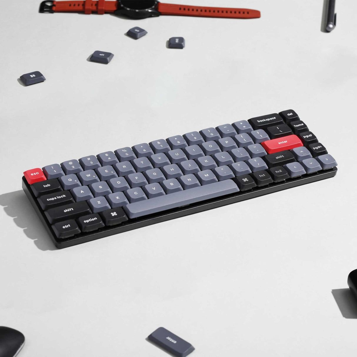 Геймърска Механична клавиатура Keychron K7 Pro QMK/VIA 65% Hot-Swap