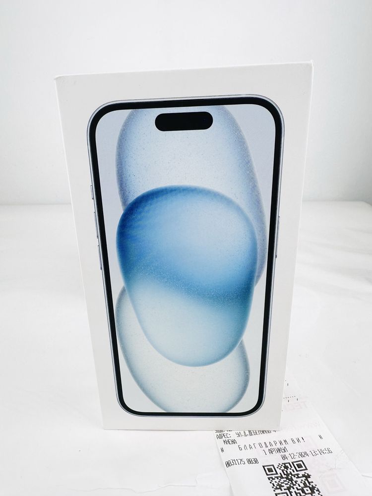 НОВ! Apple iPhone 15 128GB Blue 2г. Гаранция!
