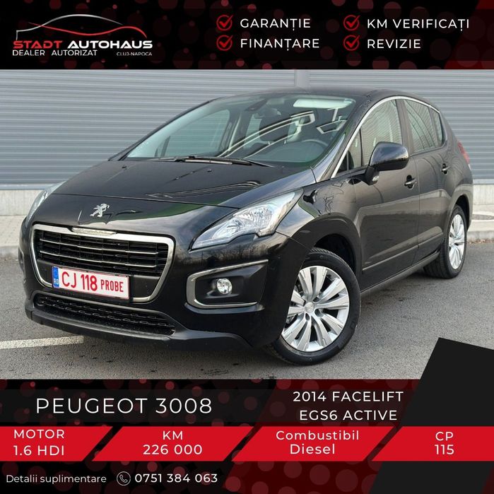 Peugeot 3008 GARANTIE 12 luni#Automata#Facelift