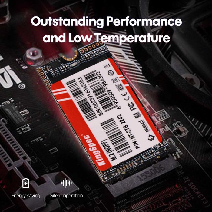 SSD 1TB M.2 2242 SATA KingSpec NT Series,Sata3 6Gb/s.Laptop,Steam Deck