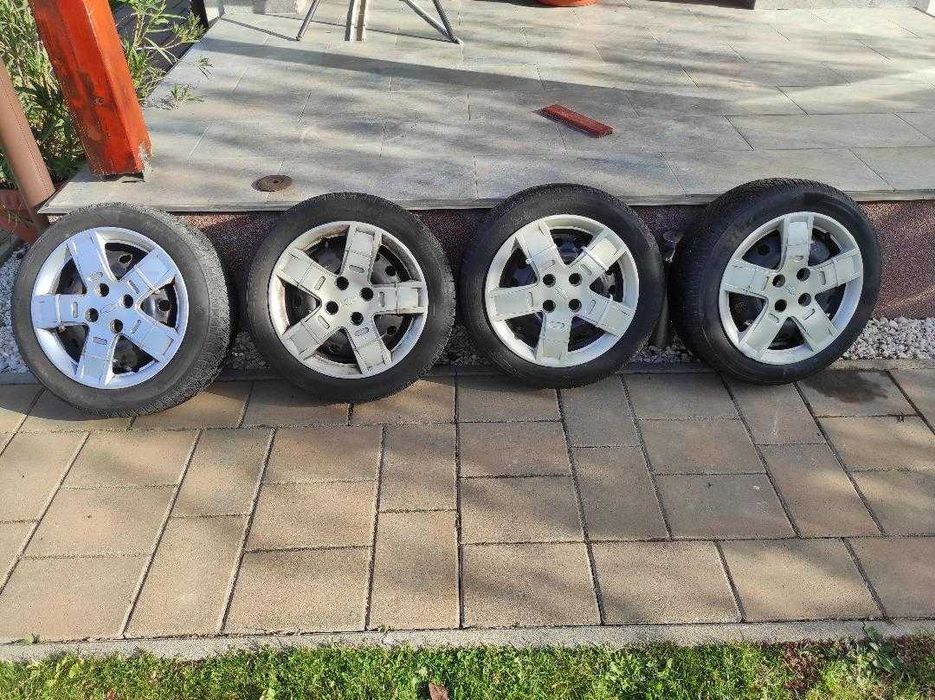 Anvelope Allseason 185 60 R14 + jante 4x100 Chevrolet opel