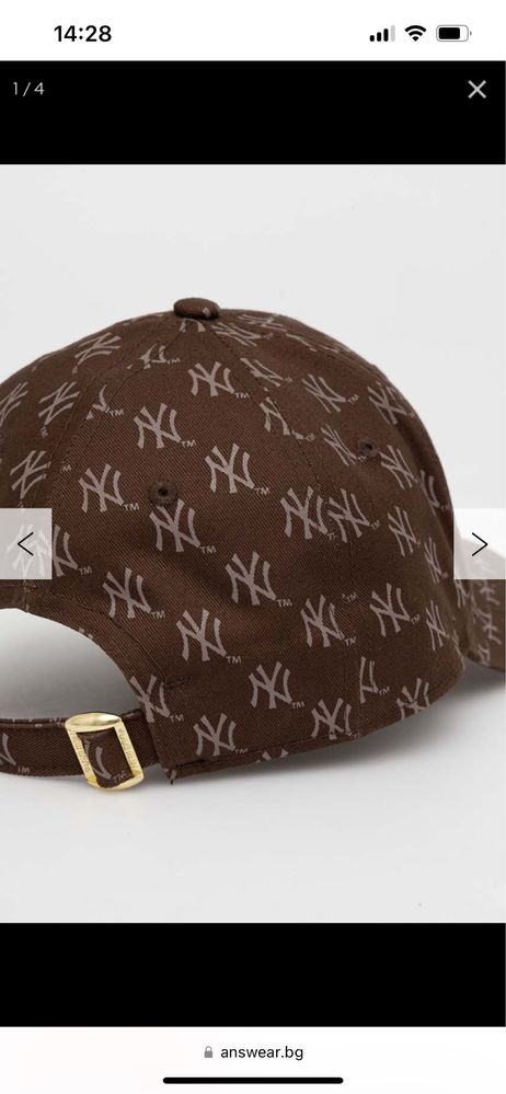 Памучна шапка с козирка New Era