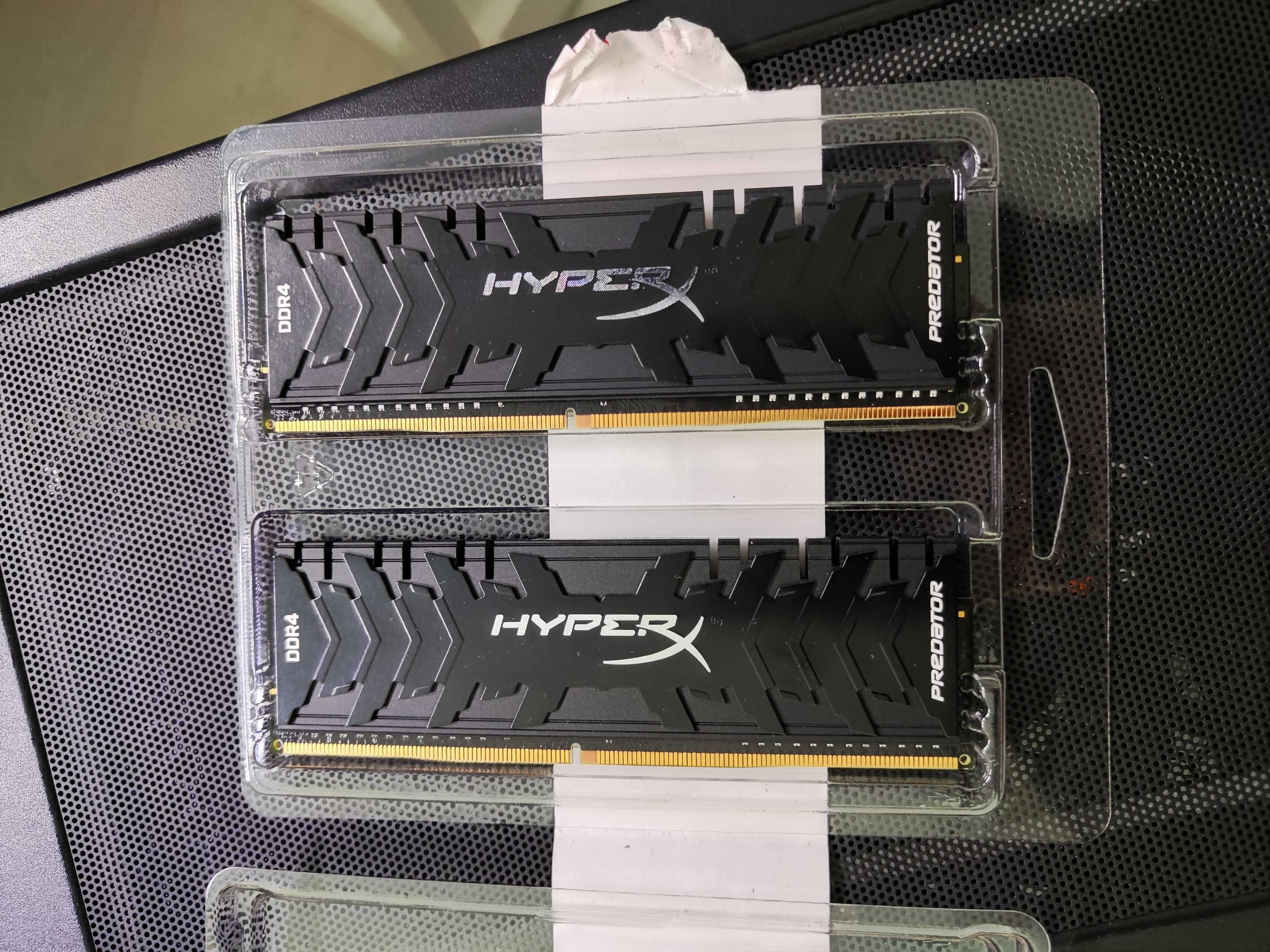 Memorie RAM HyperX Predator Black 16GB DDR4 3200MHz CL16 Dual Channel