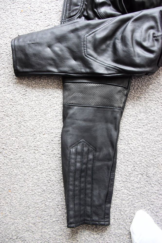 Pantaloni piele motocicletă GIUDICI, mărimea XS.
