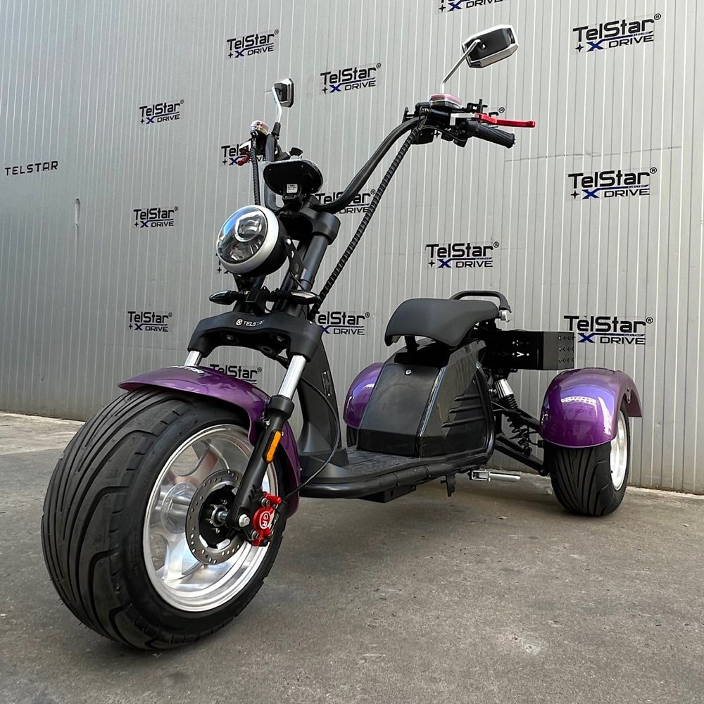 Електрическа триколка HARLEY с два мотора Х30 SPORT 2х3000W 60V