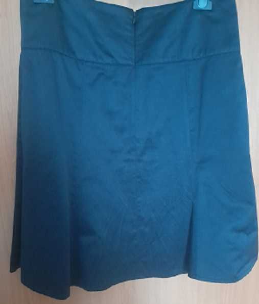 Fusta Milla  tercot satinat negru marimea 42