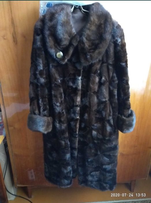 Шуба норковая средней длины