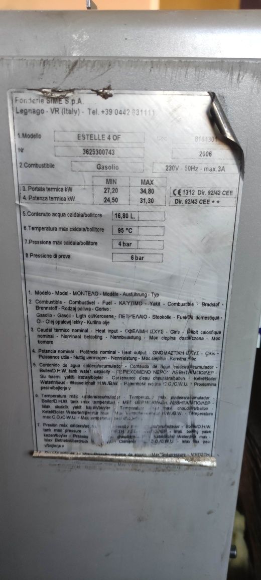 Centrala termica pe combustibil lichid