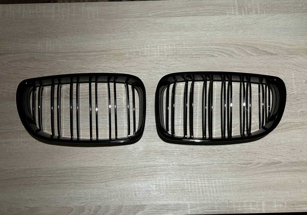 Черни гланцови бъбреци за BMW E81 E87 E82 E88 от 2007 до 2011