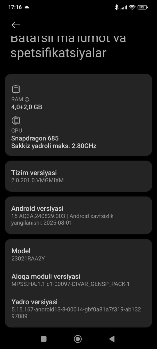 Redmi Not 12 sotiladi srochna