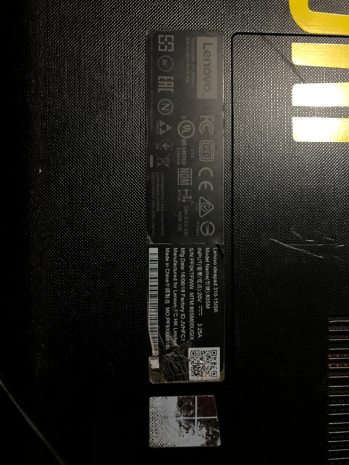 Lenovo ideapad 310 15isk cu i7-6500u, 8gb ram, 500gb hdd + rack intern