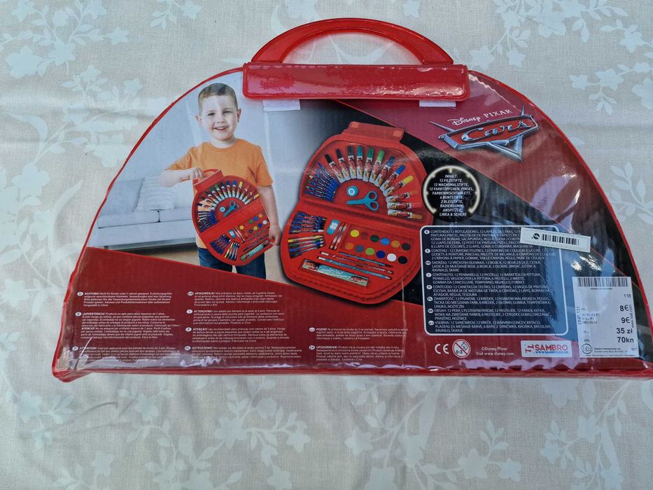 Set de pictura si desen, Disney Mcqueen Cars Lighting, 50 piese
