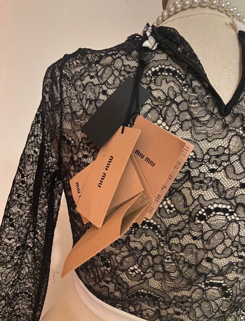 Bluză Miu Miu eleganta superba din dantela (autentica)