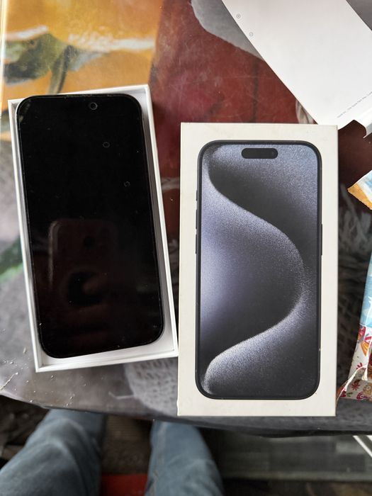 Iphone 15 pro blue titanum
