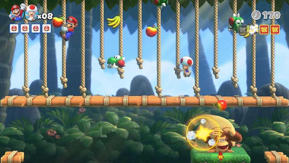 Joc Mario Party Superstars Nintendo Switch/Mario vs Donkey Kong/casti