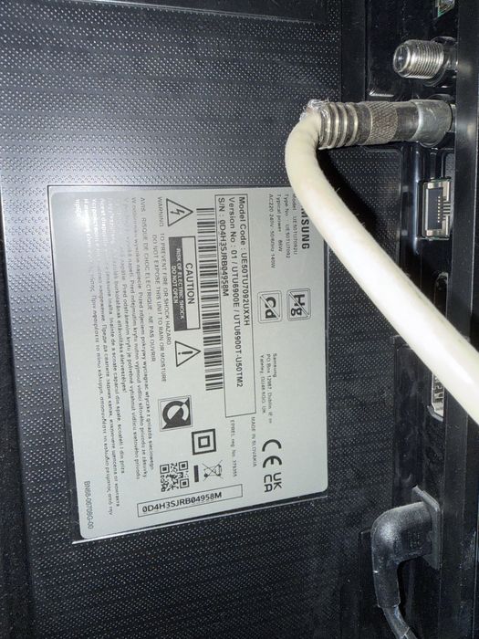 Televizor Samsung 50TU7092, 125 cm, Smart, 4K Ultra HD, LED, Clasa G