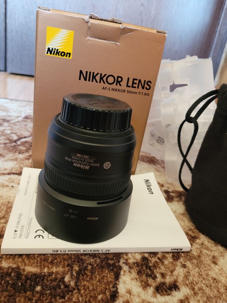 Nikon AF-S 50mm f/1.8G обектив