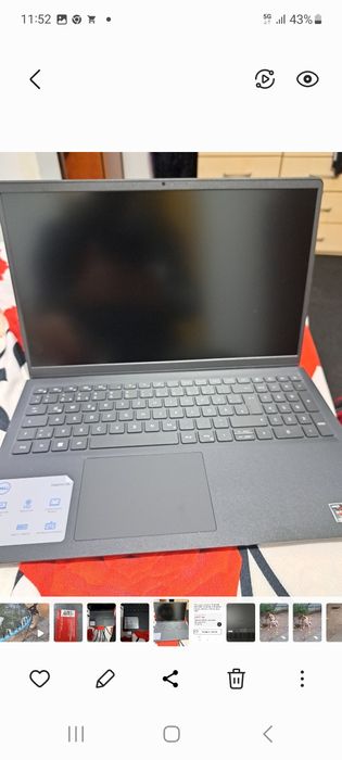 vand laptop dell inspiron3535 15,6 full hd nou