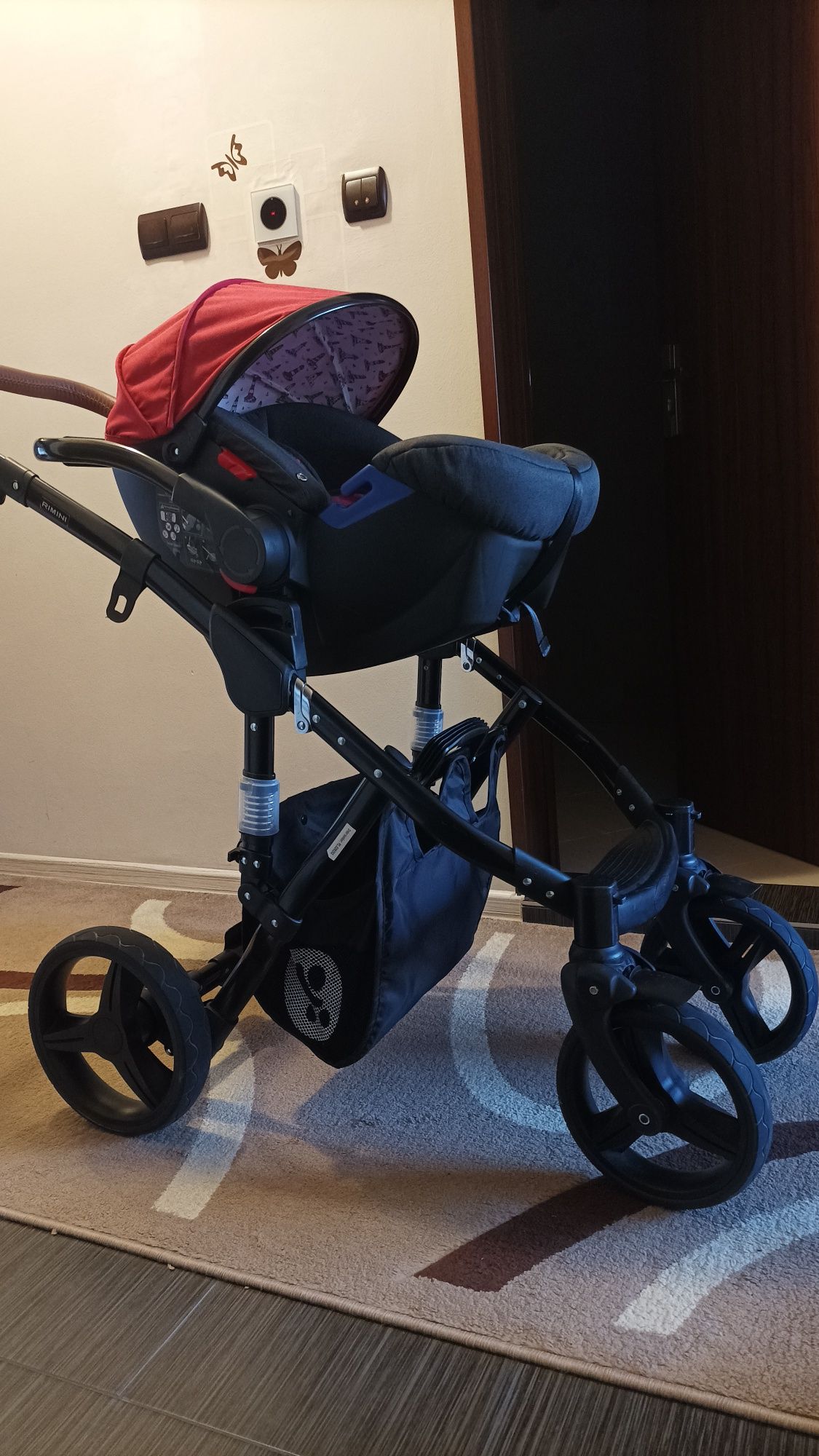 Комбинирана бебешка количка Lorelli Rimini 3в1