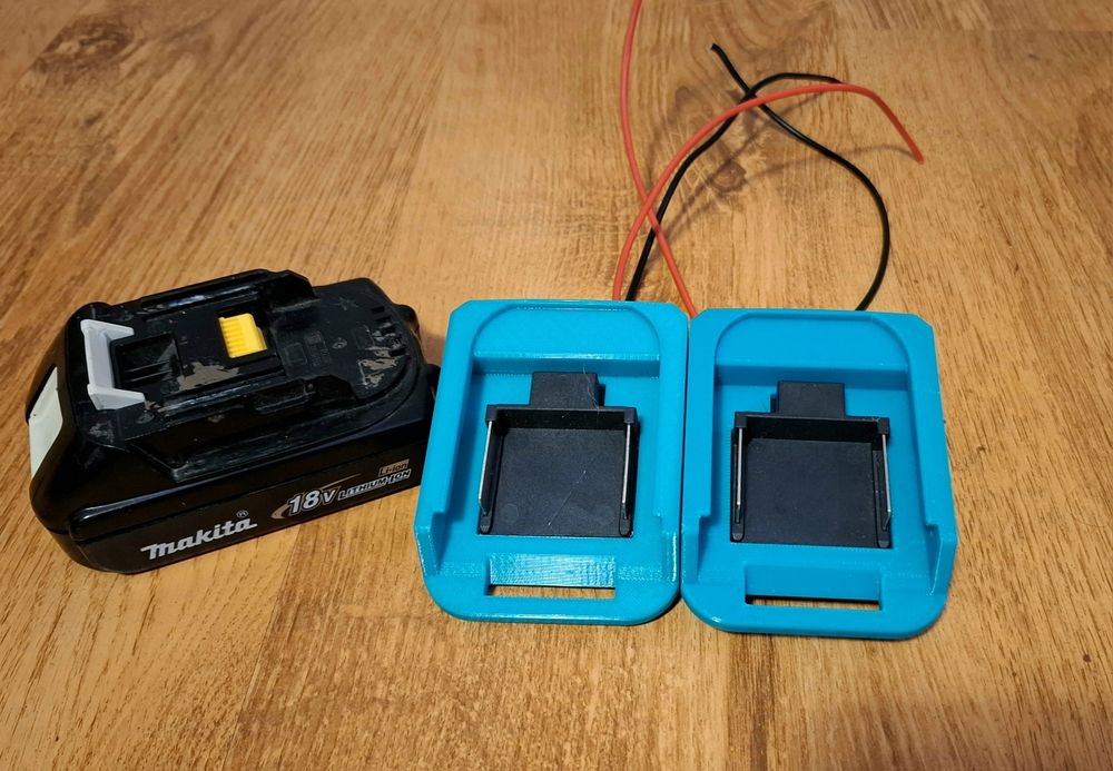 2 buc adaptor acumulator cu borne și fire Dewalt / Makita / Milwaukee