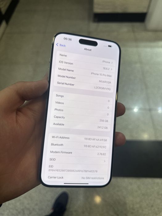 Iphone 15 pro max | 256 gb | 84%