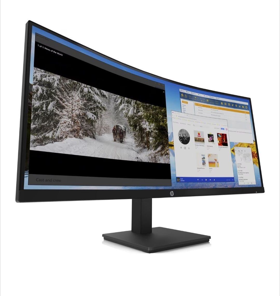 Monitor ultrawide HP P34hc G4, 34", WQHD, 3500:1, DisplayPort™