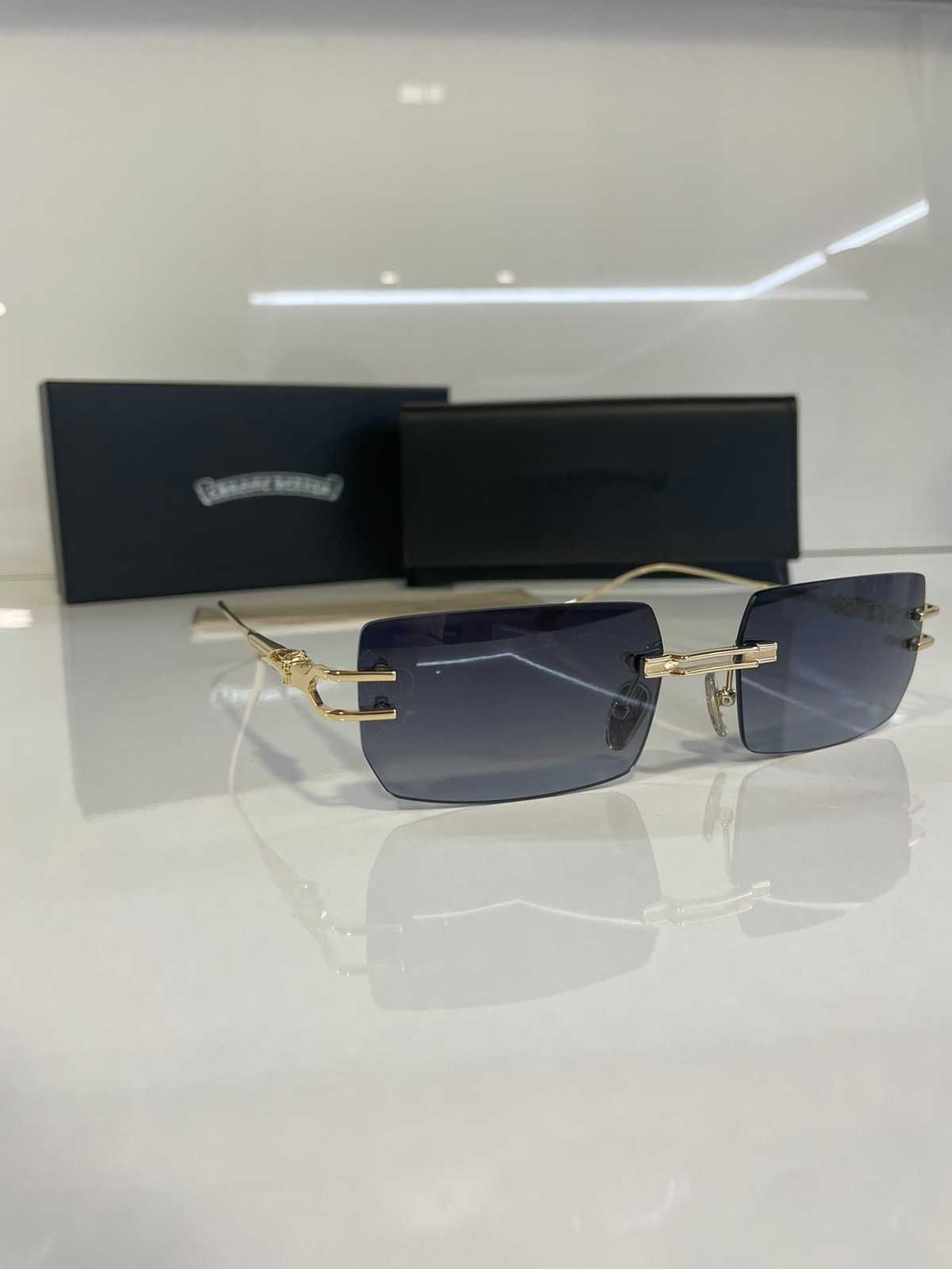 Слънчеви очила Chrome Hearts DEEP II Gold/Black