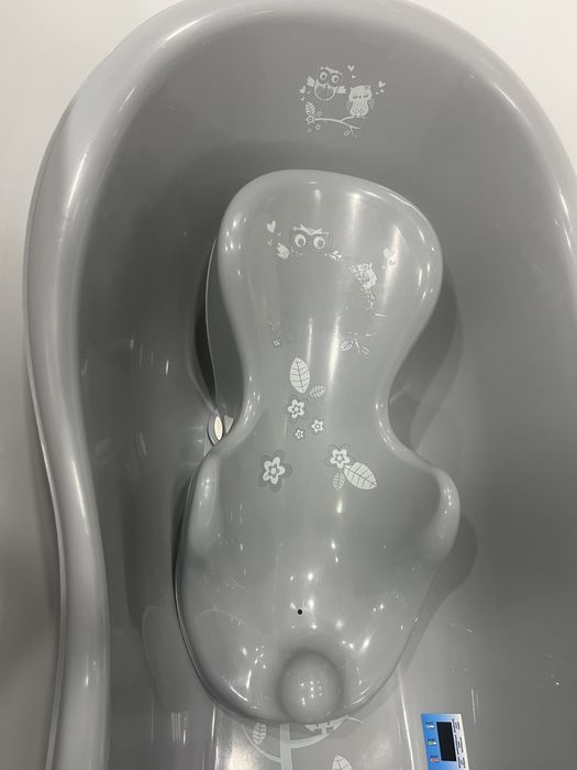 Set cadita si suport anatomic bufnita gri