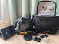 Фотоапарат Nikon D3100 с обектив