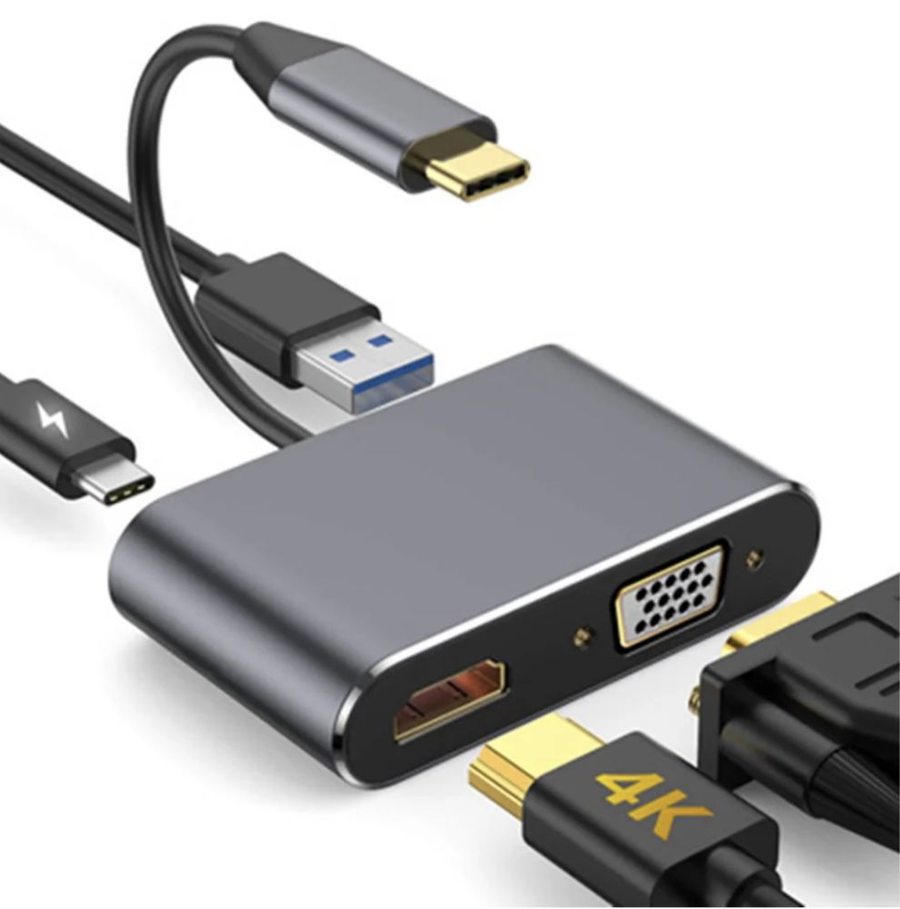Hub Type C - HDMI/USB/VGA/Type C
