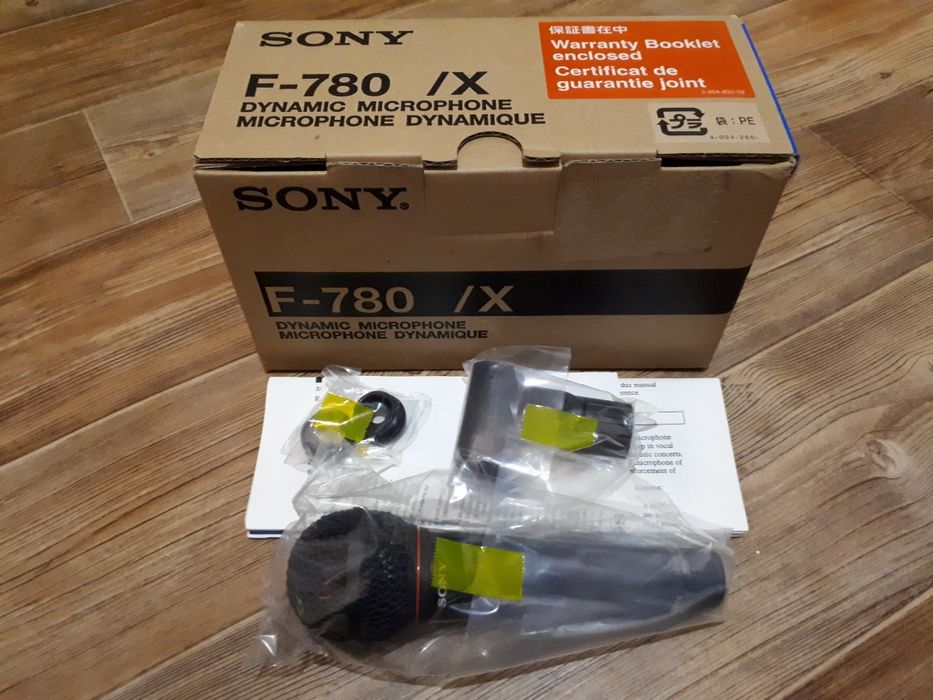 Новый Японский вокальный микрофон SONY F-780