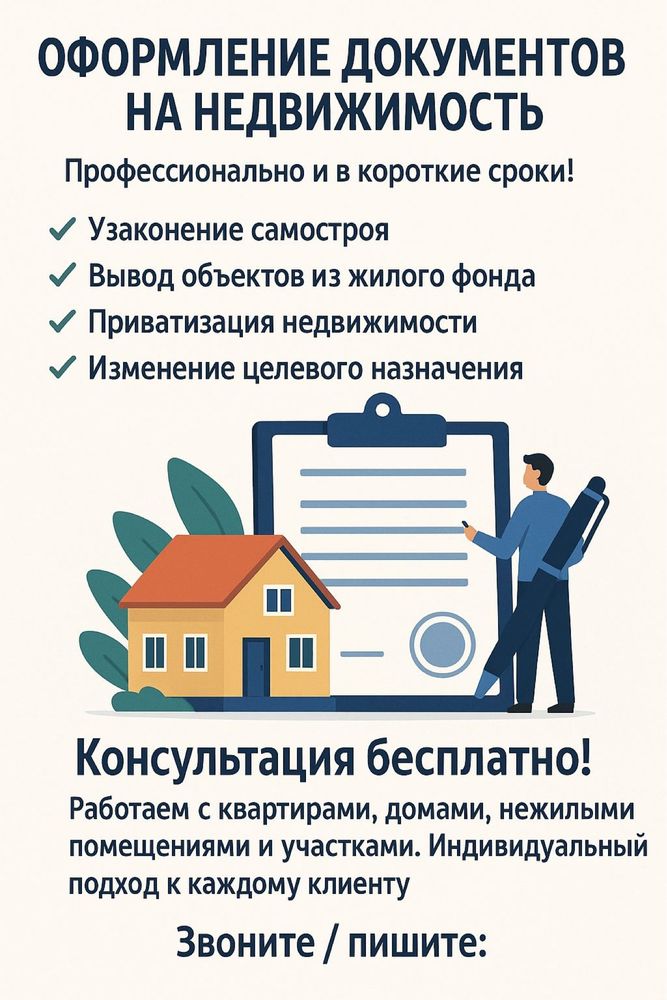 Оформление документов на недвижимость