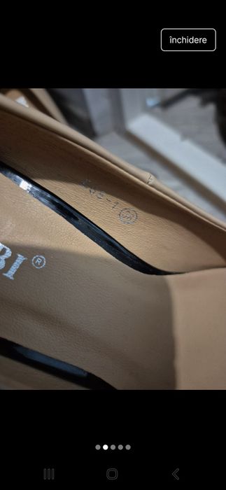 Pantofi stileto 38 noi.